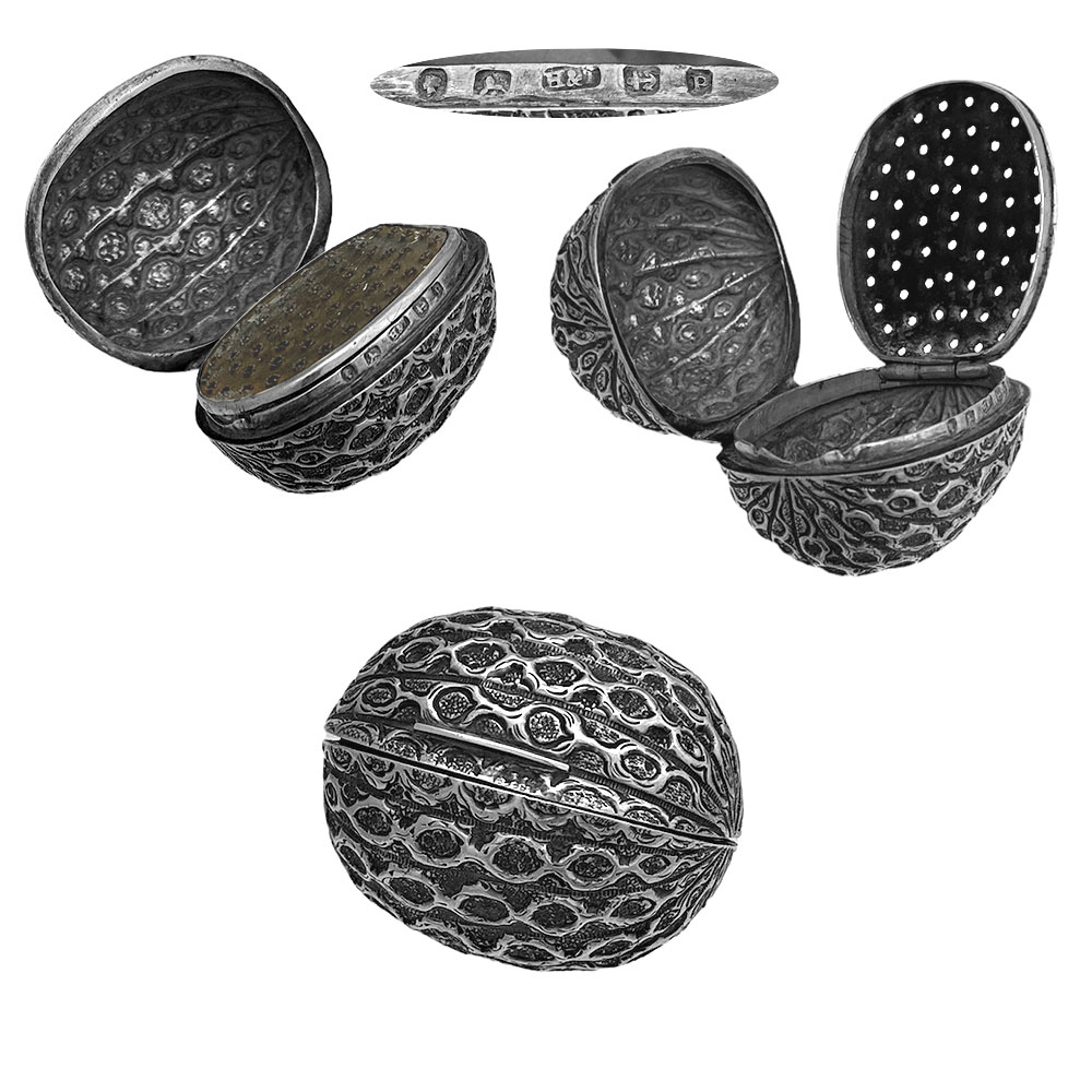 Victorian Silver Nutmeg Grater 1864